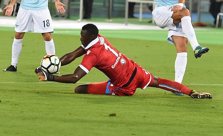 Alfred Gomis con la Spal