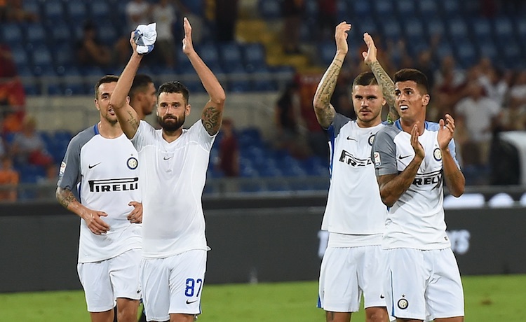 Antonio Candreva, Mauro Icardi e Cancelo