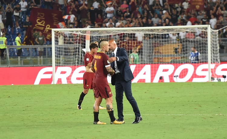 Radja Nainggolan e Luciano Spalletti