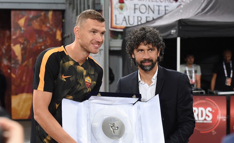 Edin Dzeko e Damiano Tommasi