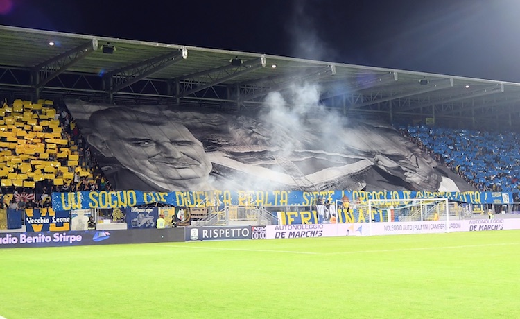 Curva Frosinone stadio Benito Stirpe