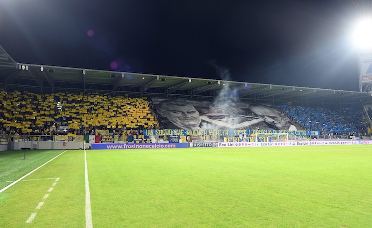 Curva Frosinone stadio Benito Stirpe