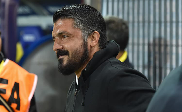 Gennaro Gattuso in panchina