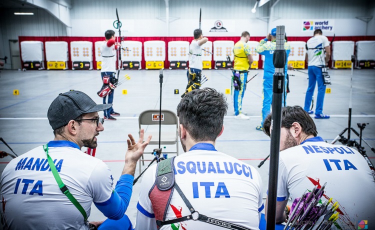 Max Mandia, David Pasqualucci e Mauro Nespoli