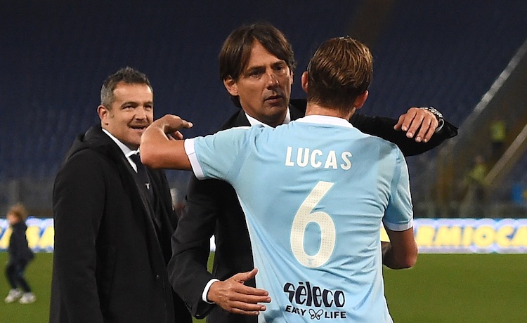 Simone Inzaghi e Lucas Leiva