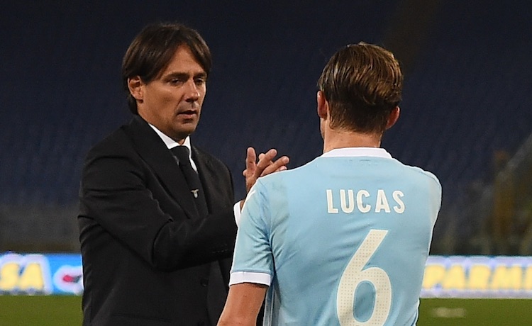 Simone Inzaghi e Lucas Leiva