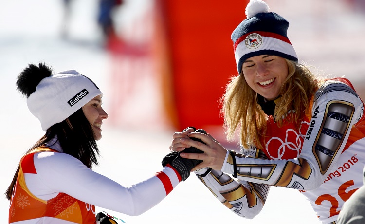 Anna Veith e Ester Ledecka