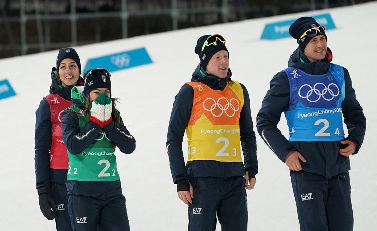 Lisa Vittozzi, Dorothea Wierer, Lukas Hofer e Dominik Windisch - Photo: Pentaphoto / Giovanni Auletta