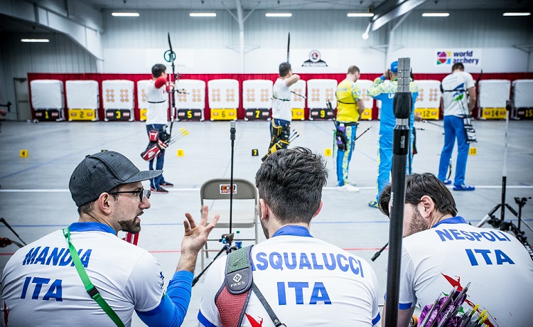 Italia ai mondiali indoor di tiro con l'arco