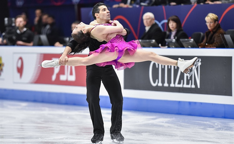 Anna Cappellini e Luca Lanotte - Mondiali pattinaggio Milano 2018