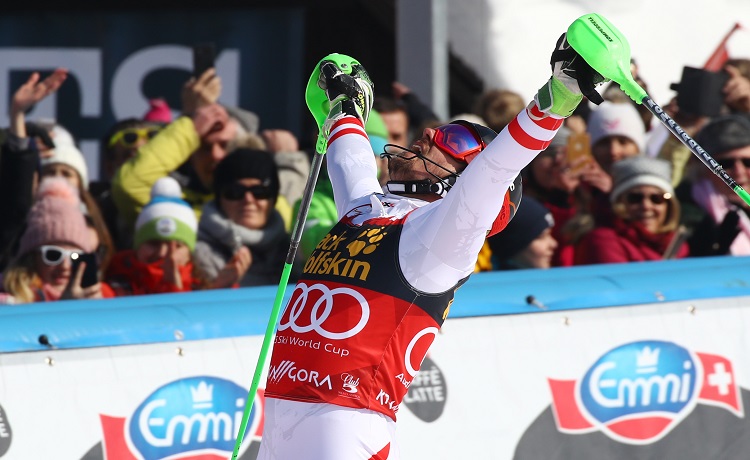 Marcel Hirscher - photo: Pentaphoto/Alessandro Trovati.