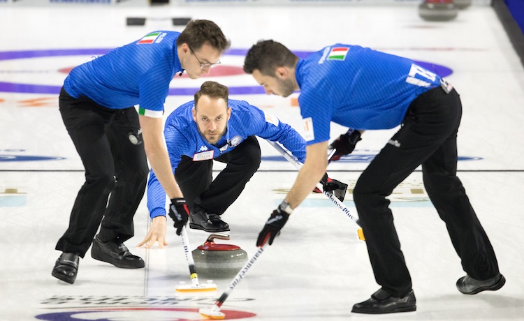 Italia curling Mondiali 2018