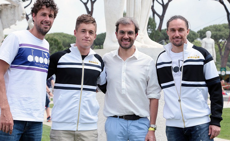 Diadora - Robin Haase, Liam Caruana, Enrico Moretti Polegato, Aleksandr Dolgopolov