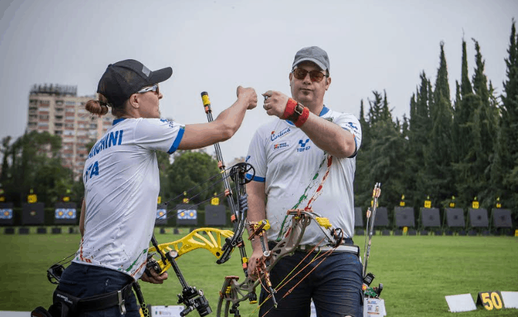 Franchini e Pagni - Foto Fit World Archery Org