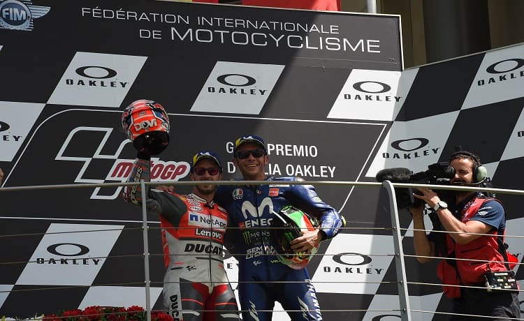 Andrea Dovizioso e Valentino Rossi - Foto Antonio Fraioli