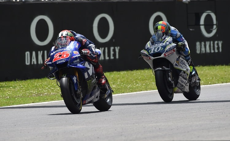 Maverick Vinales e Xavier Simeon - Foto Antonio Fraioli