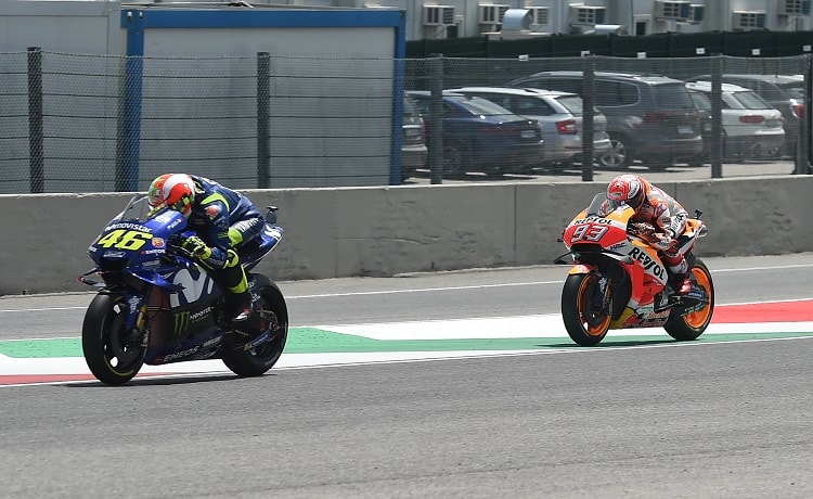 Valentino Rossi e Marc Marquez - Foto Antonio Fraioli