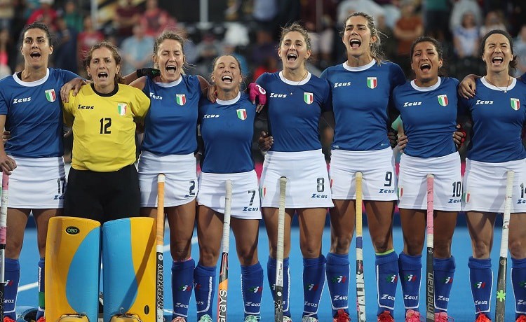 Hockey su prato Italia femminile Mondiali Londra