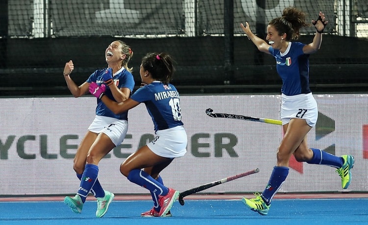 Hockey su prato Italia femminile Mondiali Londra