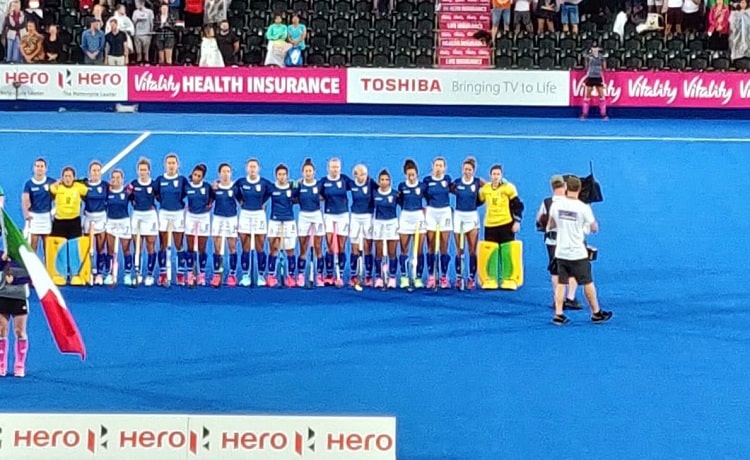 Hockey su prato Italia femminile Mondiali Londra