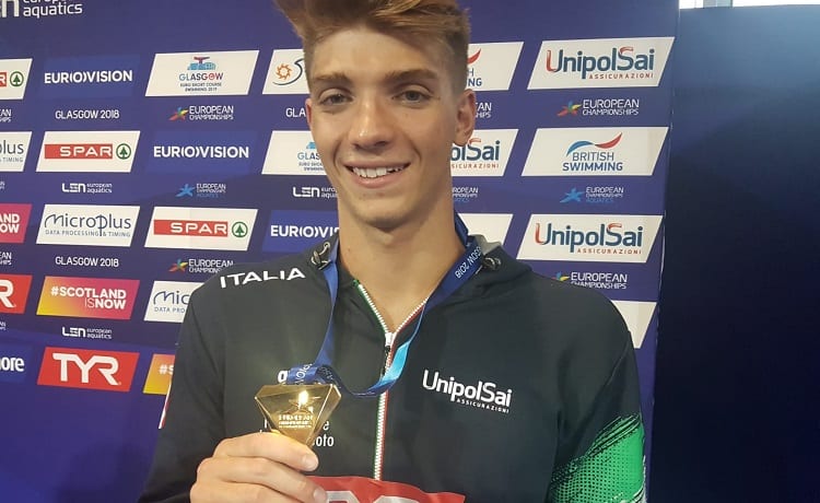 Alessandro Miressi Europei Glasgow 2018