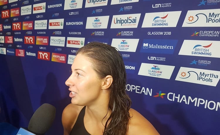 Arianna Castiglioni - Europei Nuoto Glasgow 2018