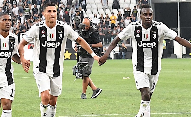 Douglas Costa, Cristiano Ronaldo e Blaise Matuidi