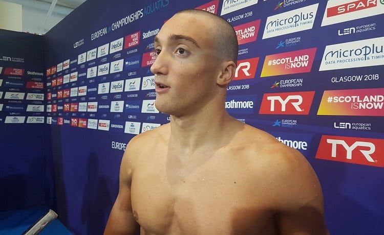 Federico Burdisso Europei Glasgow 2018