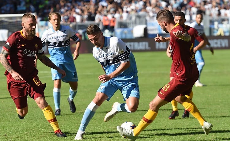 Daniele De Rossi, Sergej Milinkovic-Savic, Davide Santon