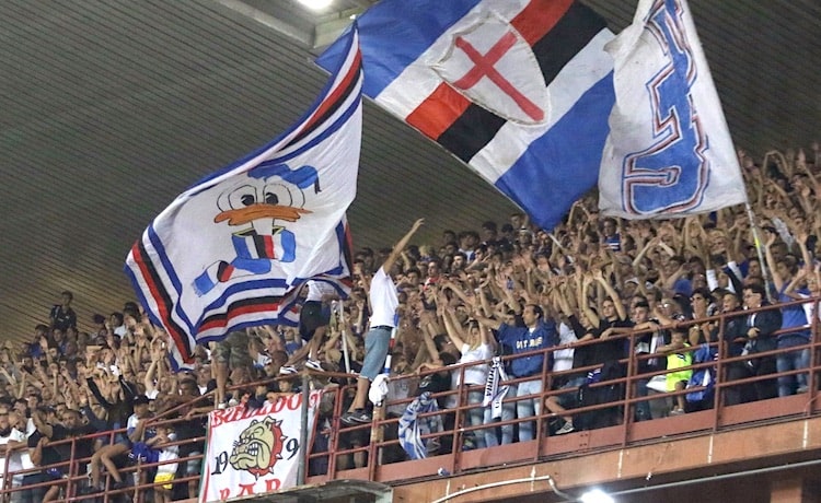 Tifosi Curva Sampdoria