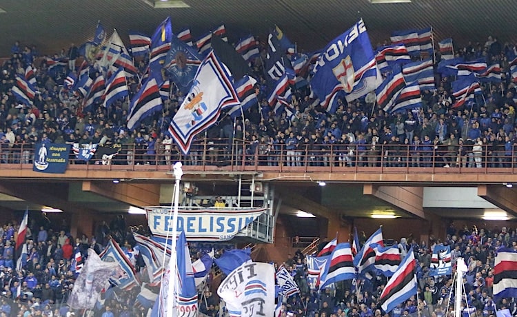 Tifosi Curva Sampdoria