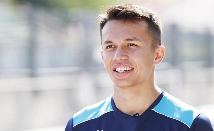 Alexander Albon - Foto profilo Twitter ufficiale Toro Rosso