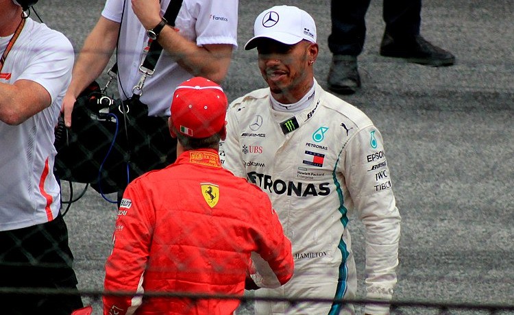 Sebastian Vettel e Lewis Hamilton - Foto Lukas Raich - CC-BY-SA-4.0