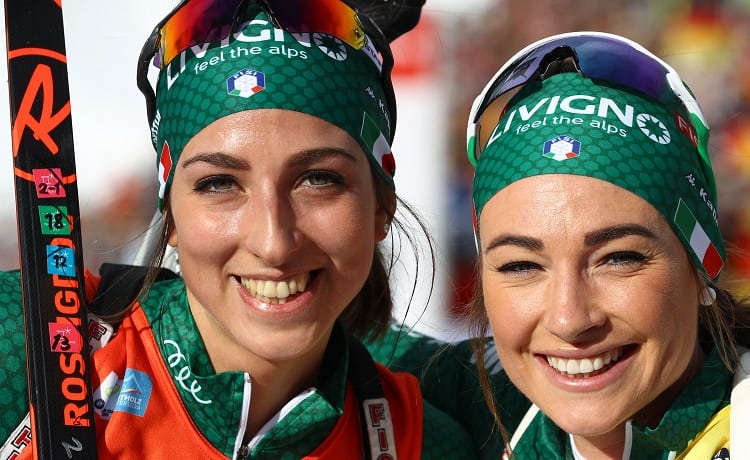 Lisa Vittozzi e Dorothea Wierer