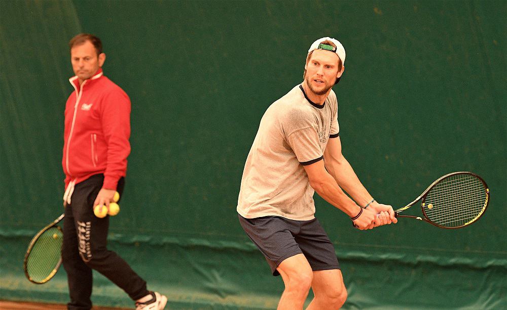 Andreas Seppi e Massimo Sartori