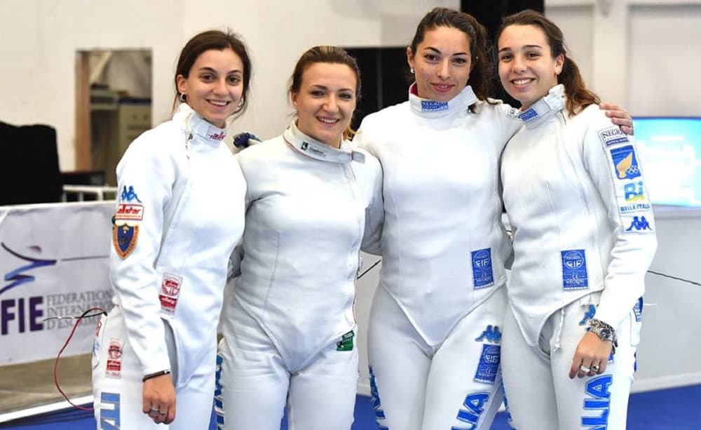 Nazionale Italiana di spada femminile - Foto/BIZZI