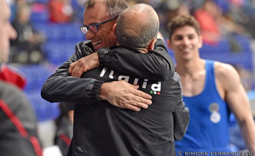 Giuseppe Cocciaro e Maurizio Allievi - Foto Simone Ferraro/Federginnastica