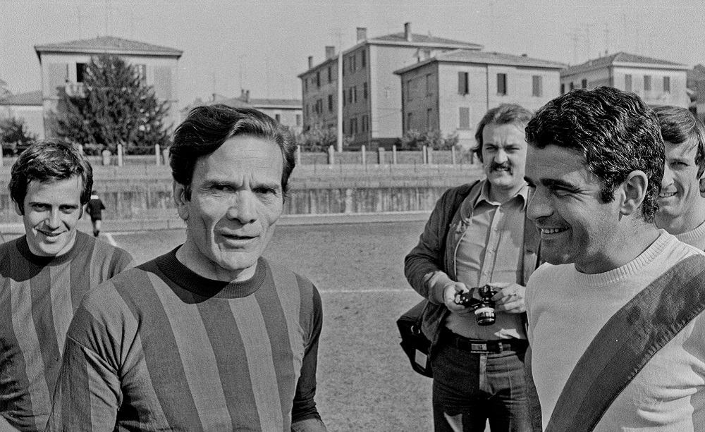 Marino Perani e Pier Paolo Pasolini