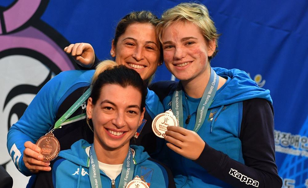 ITALIA Bronzo fioretto femminile