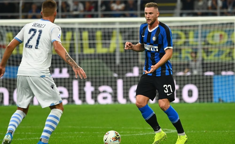 Milan Skriniar e Sergej Milinkovic-Savic