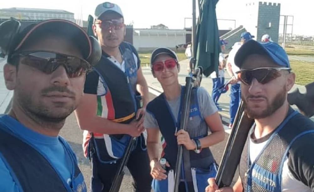 Tiro a Volo Giochi Mondiali Militari - squadra skeet - Foto Fitav