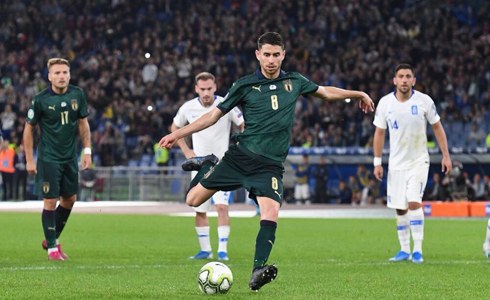 Jorginho, Italia-Grecia