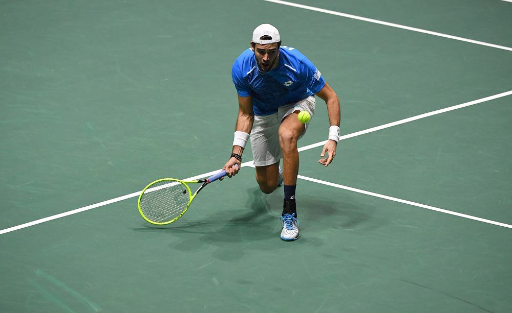 Matteo Berrettini, Finali Coppa Davis 2019 - Foto Ray Giubilo