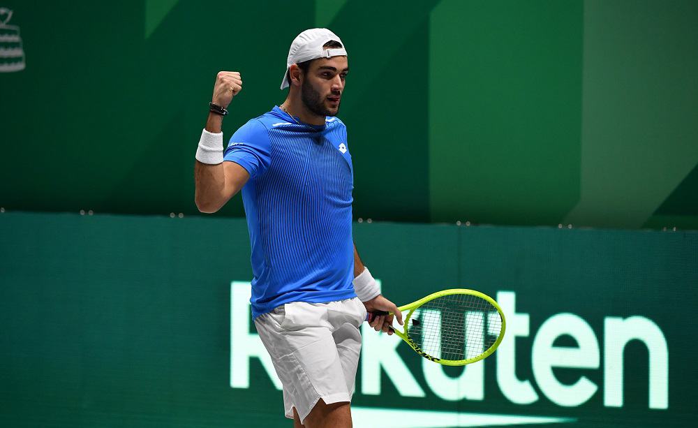 Matteo Berrettini, Finali Coppa Davis 2019 - Foto Ray Giubilo