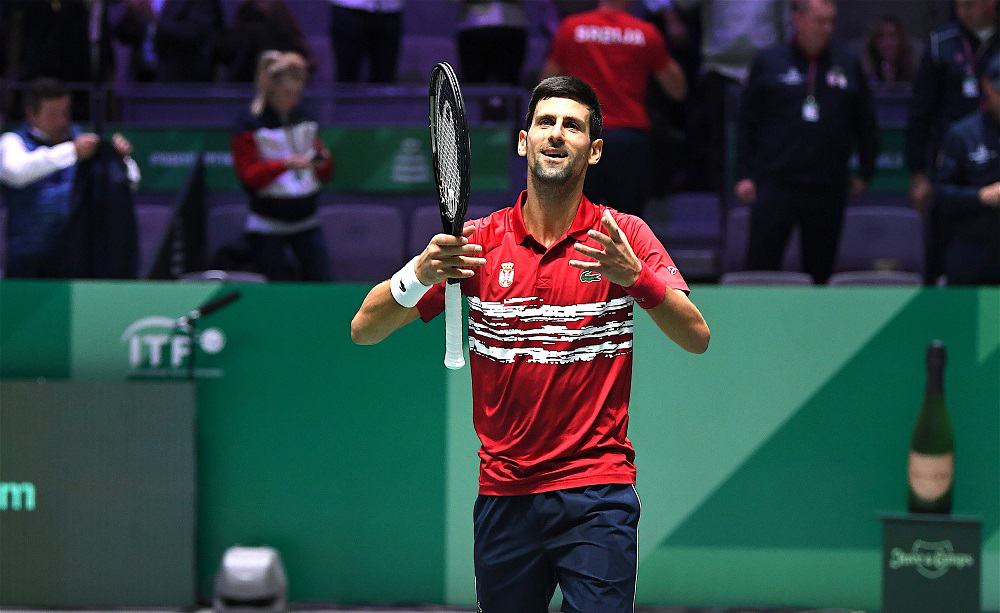 99 Novak Djokovic: finali Coppa Davis - Foto Roberto Dell'Olivo