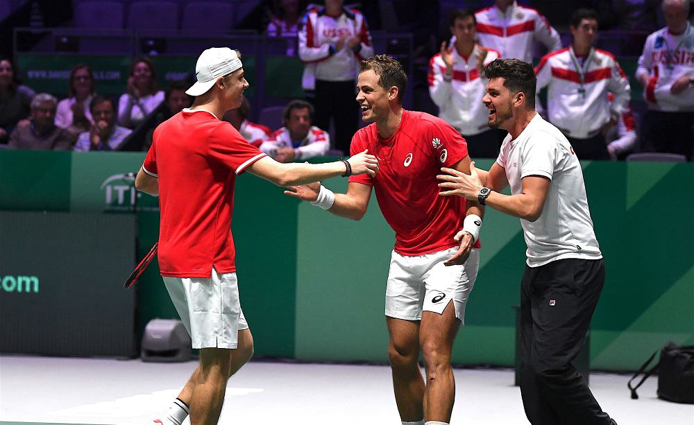 Finali Coppa Davis 2019: Canada (Shapovalov,- Foto Roberto Dell'Olivo