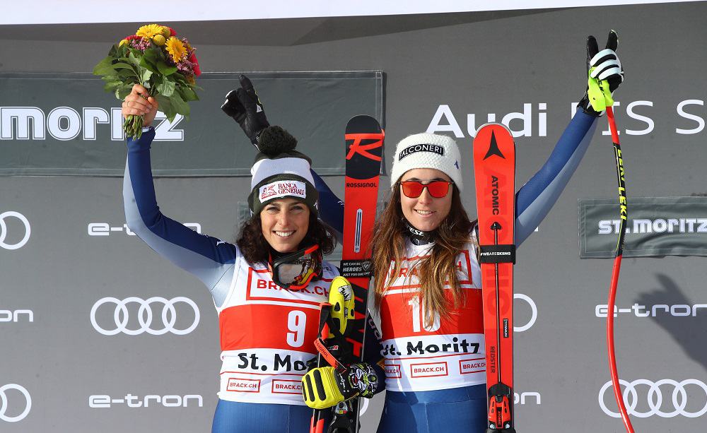 Federica Brignone e Sofia Goggia - Foto Alessandro Trovati/Pentaphoto