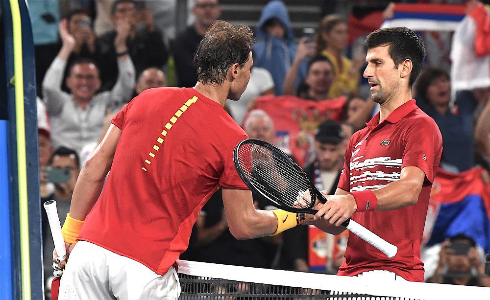 Novak Djokovic e Rafael Nadal - Foto Roberto Dell'Olivo