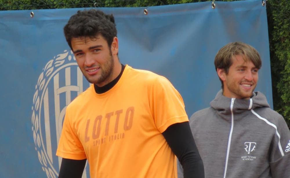 Matteo Berrettini e Marco Gulisano - Foto ATP 250 Monaco