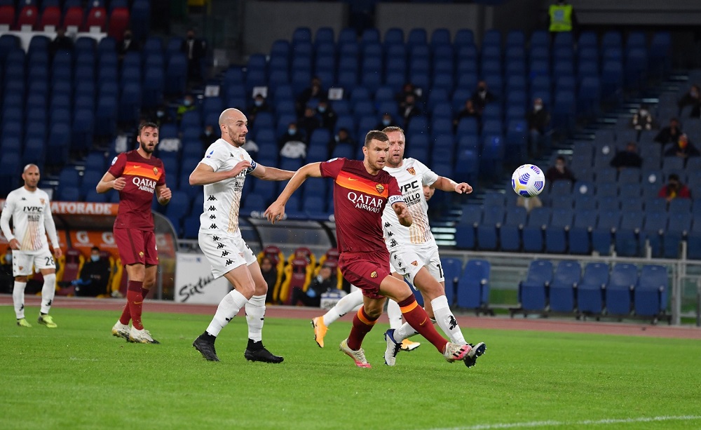 Edin Dzeko Roma-Benevento